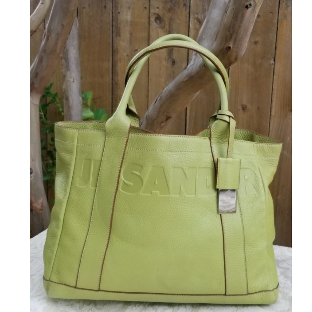 Rare Lovely Authentic JIL SANDER leather Everyday XL Tote handbag - Picture 4 of 16